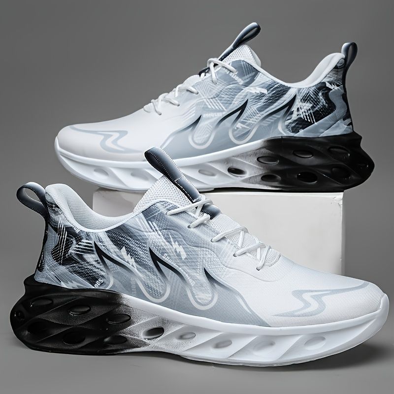 Men's All-Season Low Shoes, Fashion Slub Style, Lightweight, Breathable, Non-Slip, Dad Shoes, Loafers