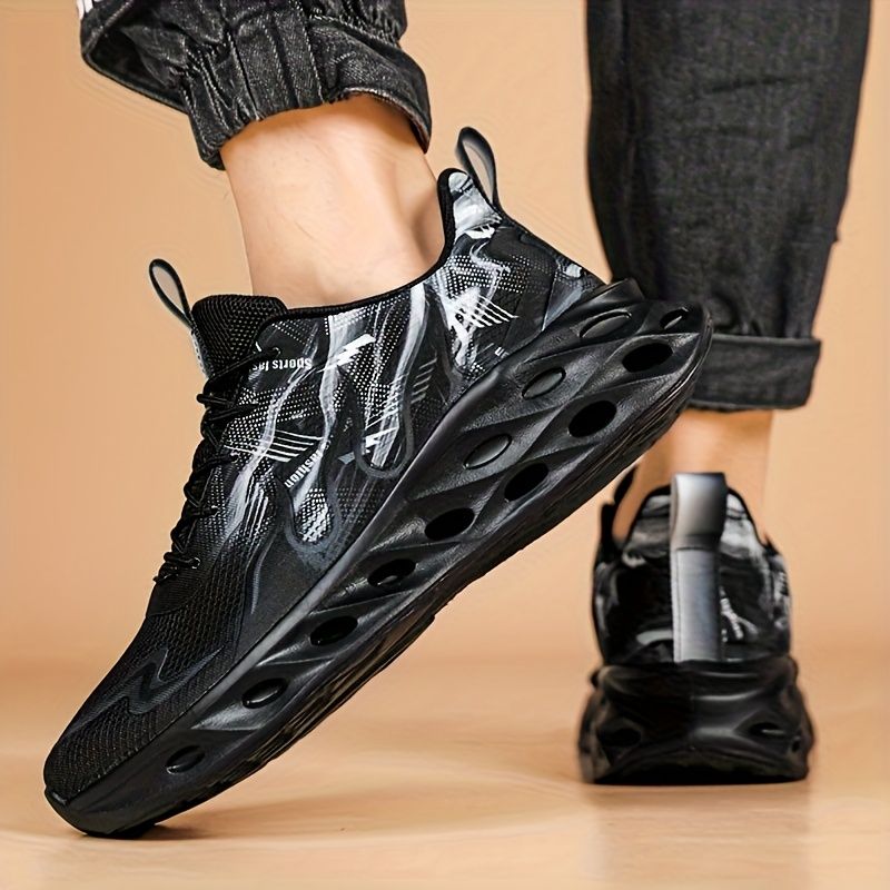 Men's All-Season Low Shoes, Fashion Slub Style, Lightweight, Breathable, Non-Slip, Dad Shoes, Loafers