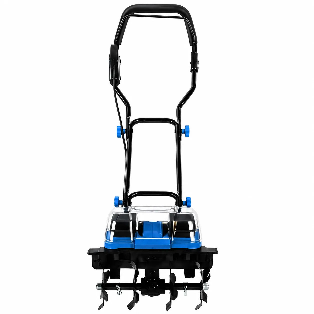Mukins NL-3579 88VF 550W Battery-Powered Electric Tiller with 2 Lithium Batteries, Cordless Garden Cultivator, Working Width 30 cm, Depth 20 cm, Adjustable Handlebar, 18,000 rpm