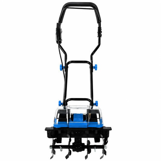 Mukins NL-3579 88VF 550W Battery-Powered Electric Tiller with 2 Lithium Batteries, Cordless Garden Cultivator, Working Width 30 cm, Depth 20 cm, Adjustable Handlebar, 18,000 rpm